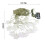 Julesnefnuggardinlys, 96 LED, 3,5 m, USB 3