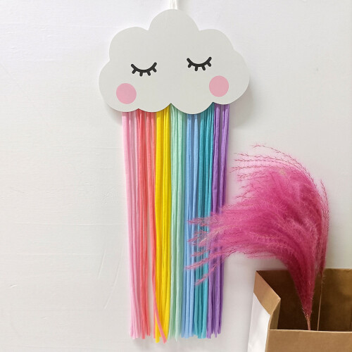 Rainbow Wall Hanging for Nursery and Baby Room Decor 2