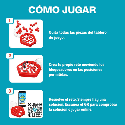 SmartGames - IQ Mini Hexpert, Create Your Own Challenges, Compact Puzzle Game, 7+ Years 1