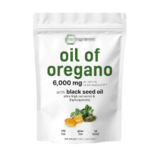 (1pcs) 1-3x Oil of Oregano Black seed oil 6000mg Nutrition Gels & Chews 300 Count,Gluten Free & Immune Support