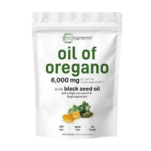 (1pcs) 1-3x Oil of Oregano Black seed oil 6000mg Nutrition Gels & Chews 300 Count,Gluten Free & Immune Support