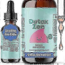 Children's Zeolite Detox Drops, Berry Flavor, 30ml Portable Supplement