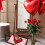 Valentine's Day kitchen rug non-slip absorbent heart design 6