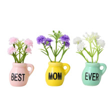 3 stuks koelkastmagneten, mini keramische-MAM is de beste moeder
