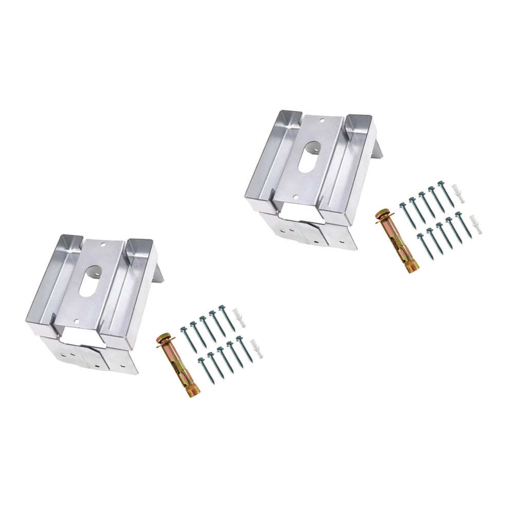 Galvanized 4X4 Post Stand Offers Stable Base For-Two Pack 7751001402623