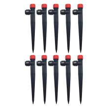 10Pcs 360 Grad Rotierenden Bewässerung Bewässerung Sprinkler-Rot
