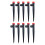 10Pcs 360 Degree Drip Irrigation Rotating Sprinkler-Red 1