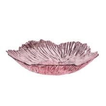 Ornamental Piled Fruit Holder Tray High Grade Plastic-Pink