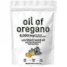 3X Oil of Oregano Black seed oil 6000mg Nutrition Gels & Chews 300 Count