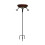 Decorative Wrought Iron Bird Feeder Bird Bath with Stake For-1 1
