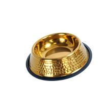 Elegant Rustless Steel Dog Bowl With Nonskid Bottom And-16