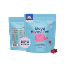 (Package 1) Saffron Extract for Mood Munchies Nutrition Gels & Chews 60 Count
