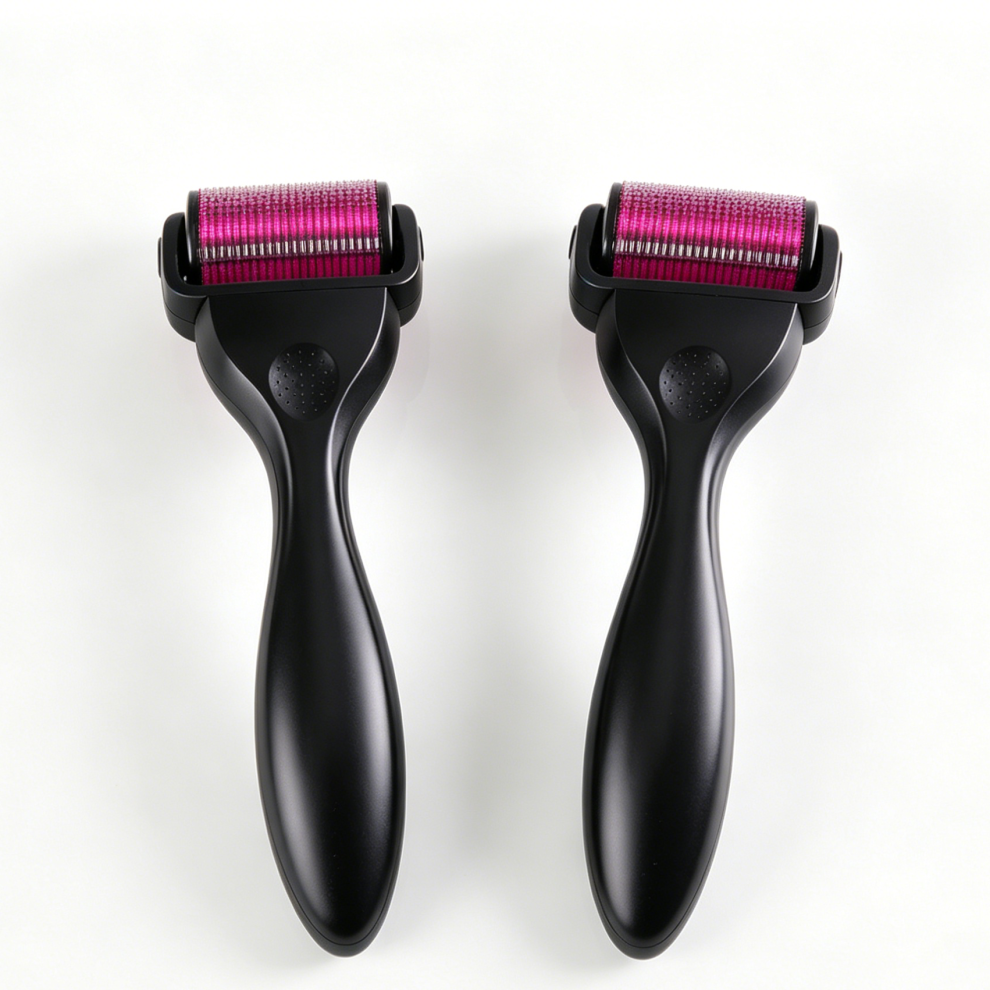 Goplushtoy Microneedle For Body Scalp Treatment Home Use For Stretch Marks Hair Growth Scar Repair Beauty Device 1200 Micro Needles Roller 2Pcs