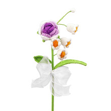 Charmegaren Bloemenbundels Rozen en Lelietje-van-dalen voor-C