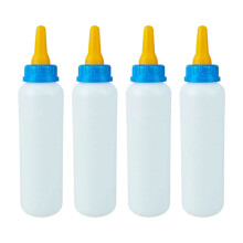 4PCS Multiuse Farm Animal Feeding Bottle-yellow pacifier 500