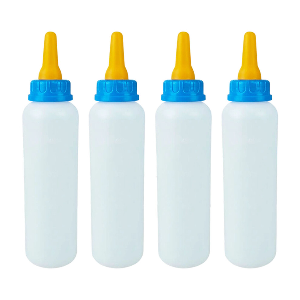 4Pcs Multiuse Farm Animal Feeding Bottle- Pacifier 500 Yellow