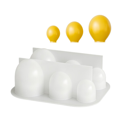 6 Cavities Balloon Silicone Molds For Resin Casting Making