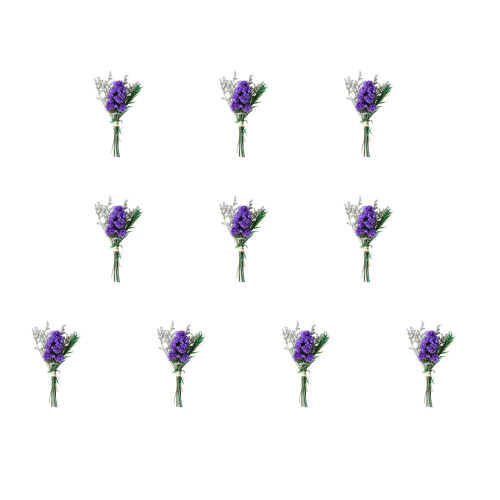 10Pcs Tiny Dried Flower Bouquets For Wedding Decoration-37