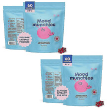 (Package 2) Saffron Extract for Mood Munchies Nutrition Gels & Chews 60 Count good feel