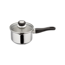 Judge Vista Draining Saucepan 16cm 1.5 Litre Silver