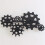 Crochet mural en fer robuste avec des conceptions d'engrenages 4