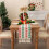 Boho Christmas Table Runner Cotton Tassel 13x70.8 in 2