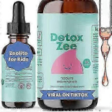 (1pcs, Green) 1-3x Zeolite Drops For Kids Detox Berry Flavor 30ml