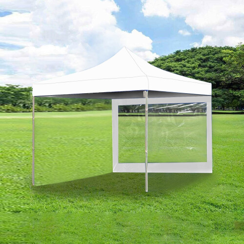 Tent Side Wall 9.8 x 6.5 ft Clear Waterproof Fabric 2