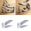 12 Pieces Adjustable Shoe Shelf For Wardrobe Strong Plastic Shoe 2