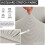 Stretch Sofa Cover for Chaise Lounge, White 5