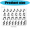 Glitter Music Note Adhesive Sticker 20 Sheets For School-Black 4