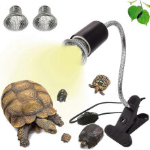 2025 Latest Model Ampoules UVA UVB 25W et 50W,2 Lampe Reptiles Lampe Tortue