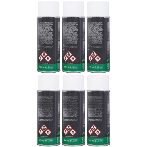 6x Ofenlack Spray Schwarz Matt 1