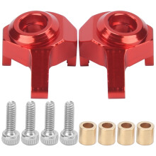 Upgrade-Teile für RC-Fahrzeuge im Maßstab 1:24, einfach zu montierender Achsschenkel aus Aluminiumlegierung mit leichter, CNC-gefräster Struktur,