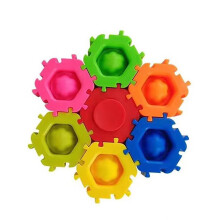 STEM-Spielzeug für Kleinkinder, Steckbausatz zur Förderung der Motorik und des spielerischen Lernens, Feinmotorikentwicklung, sensorisches Spielzeug