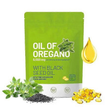 (3bags) Oil of Oregano Black seed oil 6000mg Nutrition Gels & Chews B