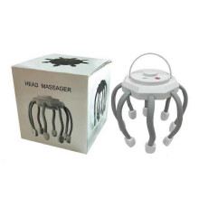 (premium model, white) Ultra Scalp Massager, Electric Octopus Scalp Massager With 3 Modes, 360 Degree Head Massager Scalp Stress Relax