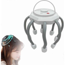 (basic model, black) Ultra Scalp Massager, Electric Octopus Scalp Massager With 3 Modes, 360 Degree Head Massager Scalp Stress Relax