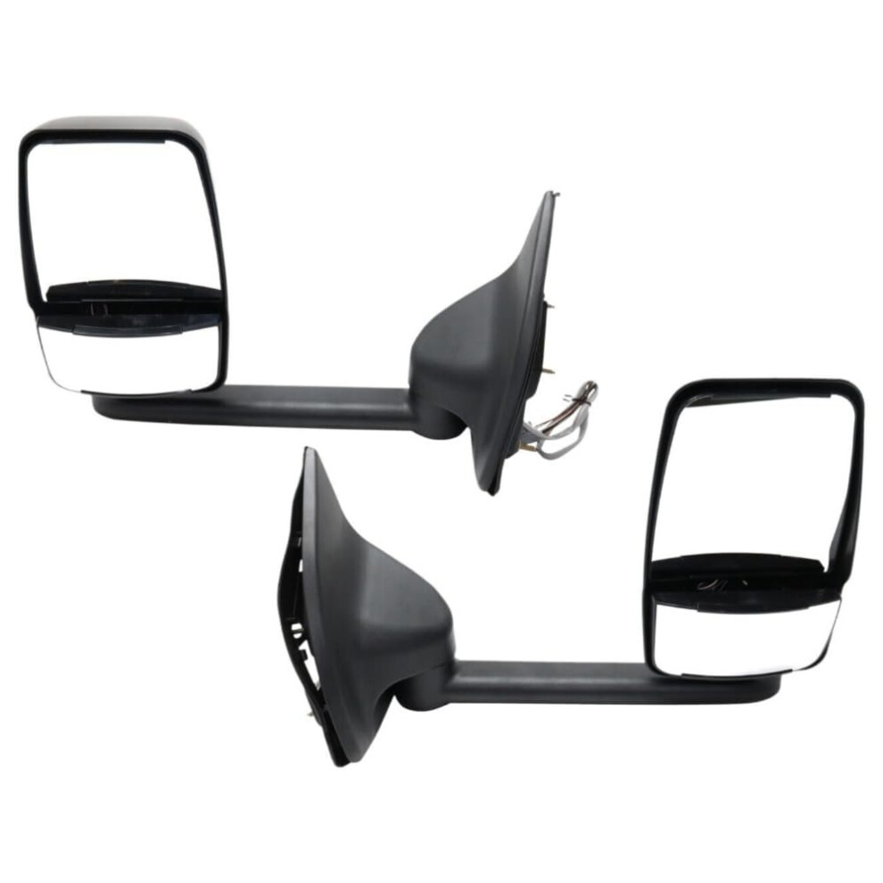 Power Heated Tow Mirrors For Ford Super Duty F250 F350 F450 F550 And Excursion 20002005, Enhanced Visibility 9330225830955