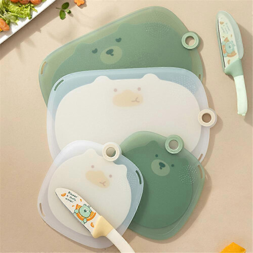 (White L) Cutting Board Mildew-proof And Antibacterial Household Fruit Cutting Board 2