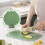 (White L) Cutting Board Mildew-proof And Antibacterial Household Fruit Cutting Board 5
