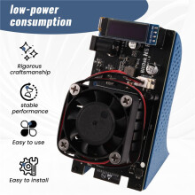 För Bitaxe BM1397 Miner 200Gh/S Fristående BitDSK Bitcoin ASIC Miner BTC Solo Miner Low Power Miner US-Kontakt