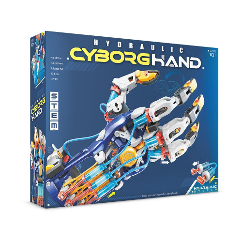 CONSTRUCT & CREATE Hydraulic Cyborg Hand DIY STEM Build Your Own Project Kit Set 1