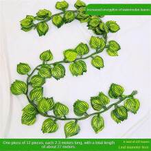 11m Long Artificial Green Ivy Leaf Vine Indoor Outdoor Use