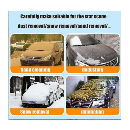 (Beige) Nicetopu Car Duster, Car Duster with Extendable Telescoping Handle Scratch Free New 2
