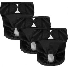 2025 Latest Model Washable Dog Diapers (3 Pack), Highly Absorbent Dog Diapers, 3