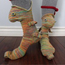 (yellow) Croc Socks Women, Alligator Socks, Novelty Knit Crocodile Socks, Funny Animal