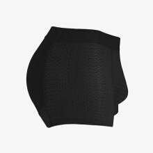 (M, black) Men's Hip-Lifting Boxer Briefs Hip, Men's Butt Padded Underwear Mesh Boxers