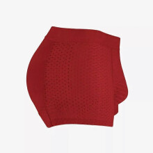 (XXL, red) Men's Hip-Lifting Boxer Briefs Hip, Men's Butt Padded Underwear Mesh Boxers