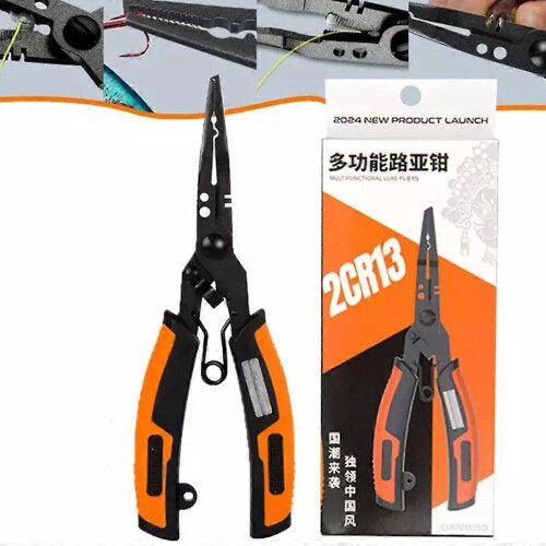 Multifunctional Fishing Pliers,Upgraded Muti-Function Hook Remover and Split